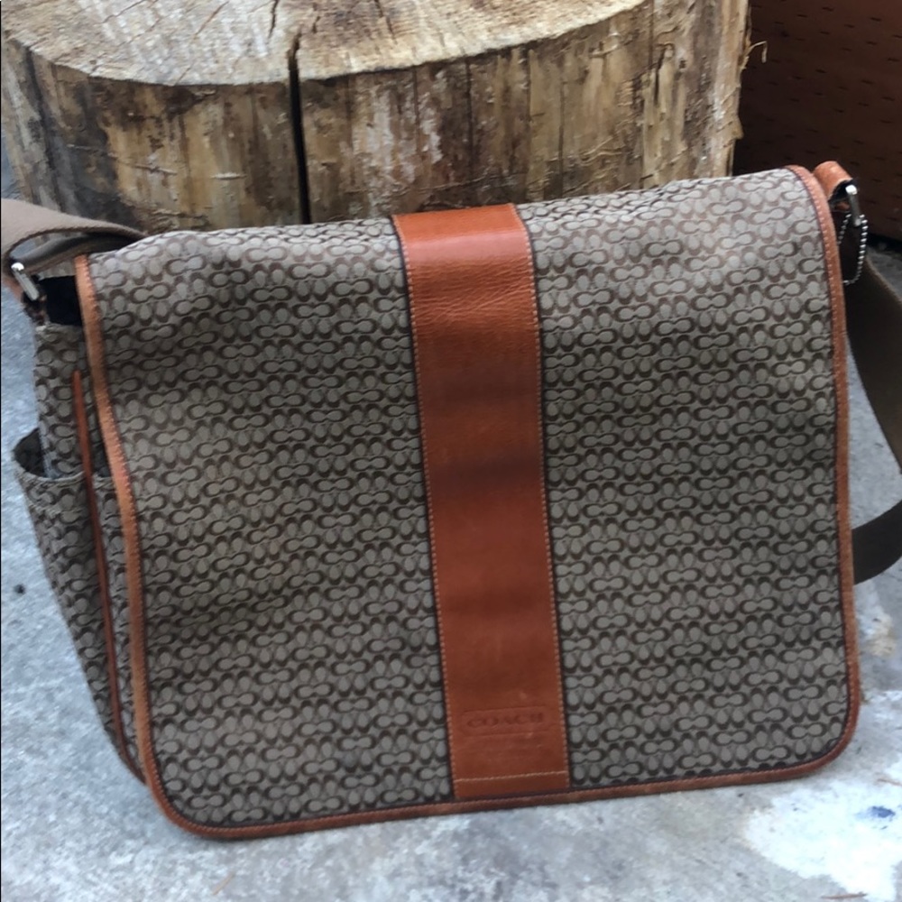 Coach computer tote